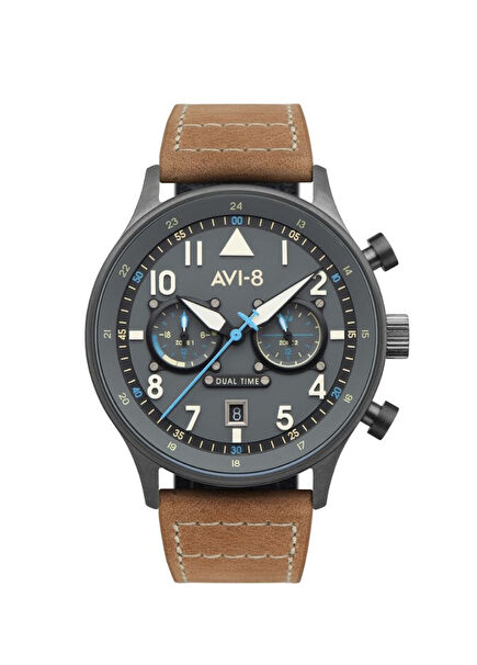 AV-4088-04 Kahverengi Deri Erkek Kol Saati