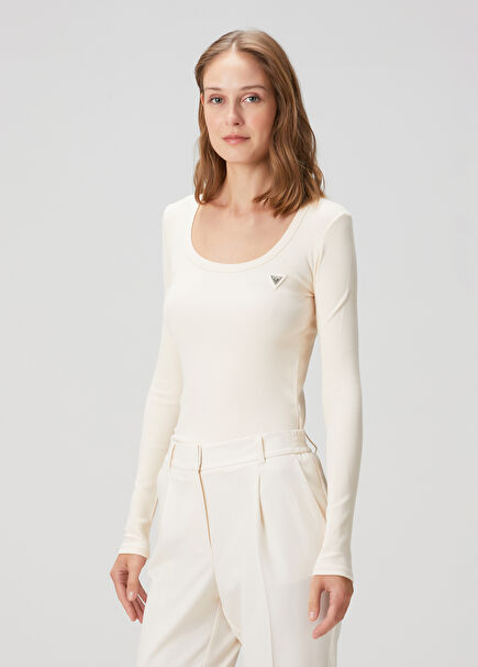 Colette Cream Long Sleeve T-Shirt