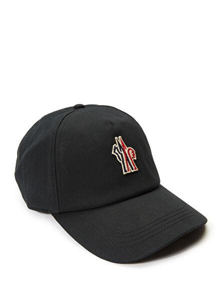 Siyah Logo Patchli Erkek Şapka