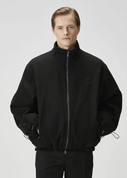 Siyah Çift Taraflı Mont