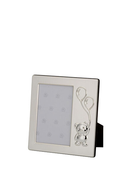 Teddy Dummymatt Gümüş Kaplama Bebek Fotoğraf Çerçevesi