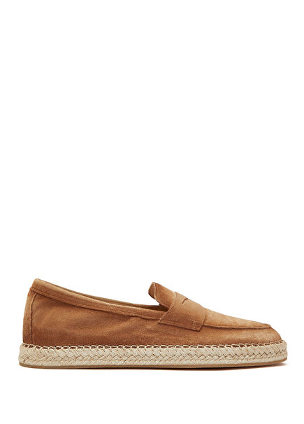 Carlos Light Brown Men's Suede Loafer