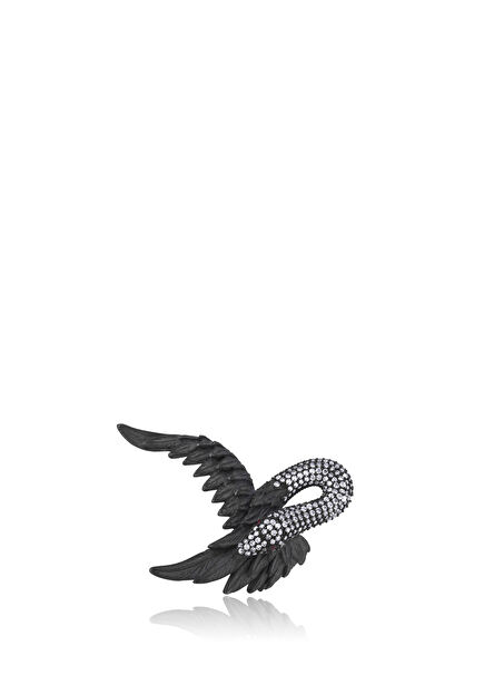 Swan Small Women's Silver Ring