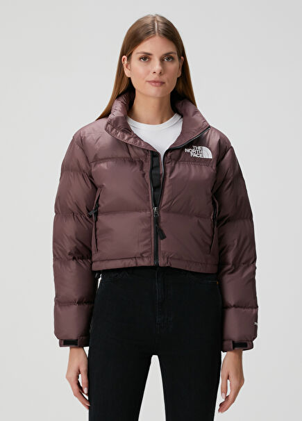 Nuptse Short Plum Jacket