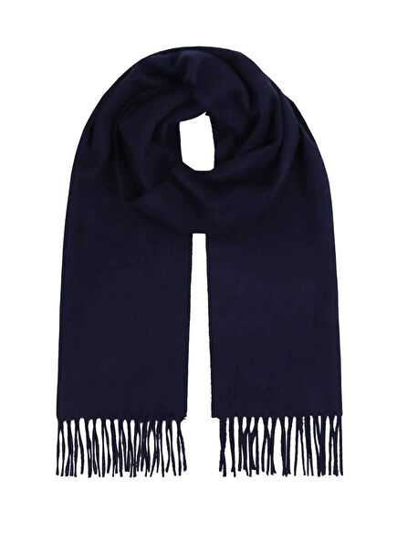 Navy Blue Men's Cashmere Scarf