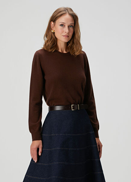 Brown Cashmere Sweater