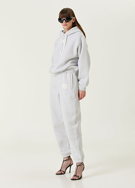 Gri Logolu Eşofman Altı