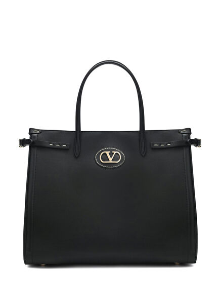 Antibes Medium Black Women's Leather Bag