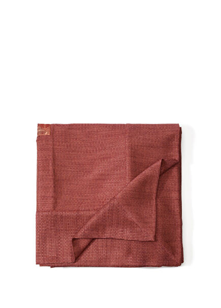 Pink Stripe Detailed Linen Tablecloth