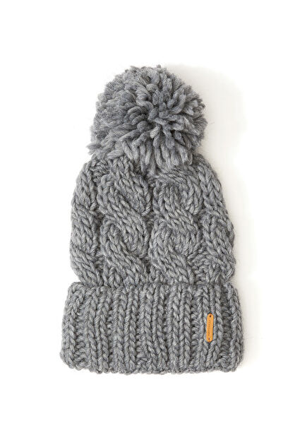 Snug Gri Kadın Bere