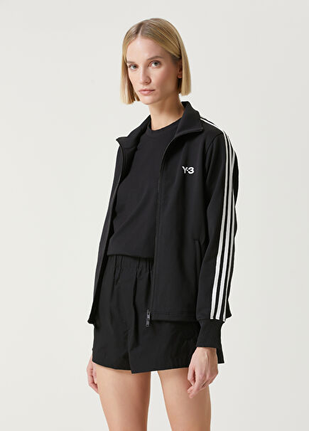 Black Zippered Sweatshirt