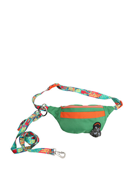 Handsfree Green Dog Walking Strap