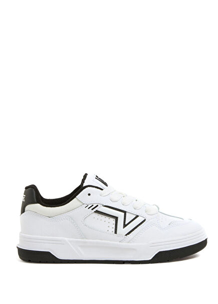 Upland Black White Women's Leather Sneakers