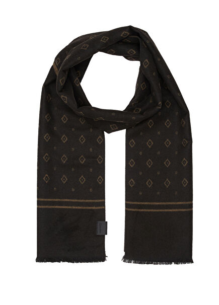 Black Men's Scarf