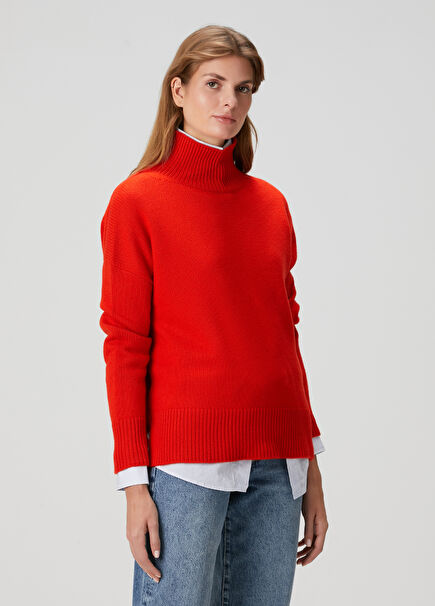 Red Cashmere Sweater