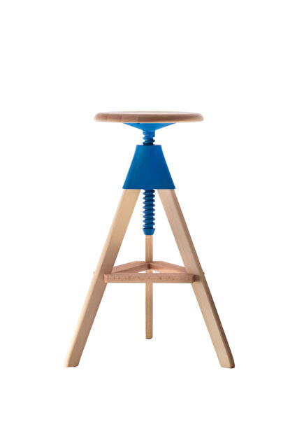 Tom Light Blue Bar Stool