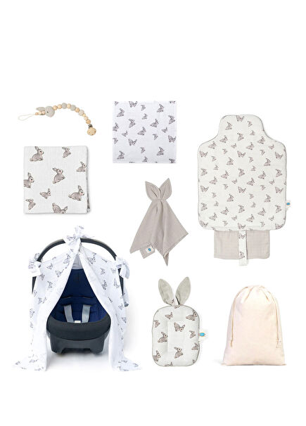 Iconique Lapin Orta Boy 9 Parça Unisex Bebek Hediyelik Seti