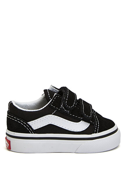 Old Skool V Black Unisex Kids Leather Sneakers