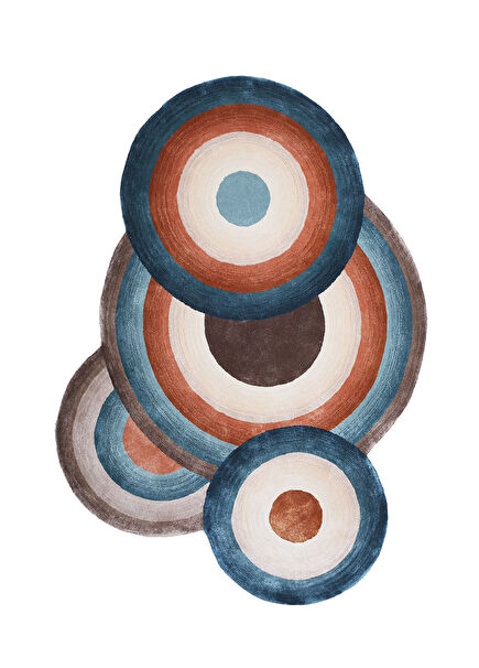 Costom Made 160x230 cm Wool Viscose Carpet