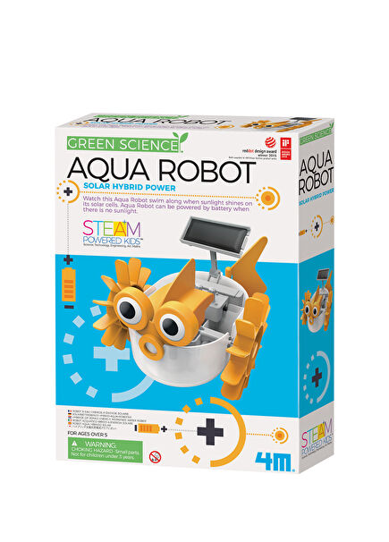Hybrid Solar and Motorized Water Robot Kit