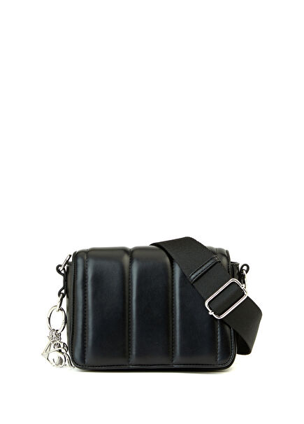 Black Quilted Women's Messenger Bag
