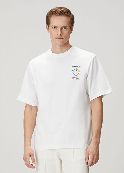 Beyaz Organik Pamuk T-shirt