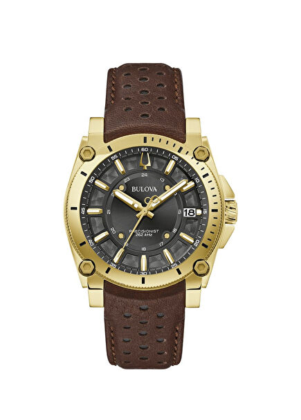 97B216 Steel Gold Yellow Men's Wristwatch