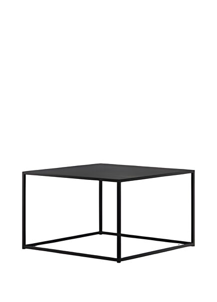 Quadra Minimal Black Metal Coffee Table