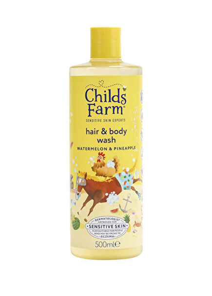 Watermelon and Pineapple Extract Children's Hair and Body Shampoo 500 ml