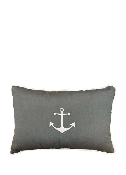 Sunbrella Anchor Grey 35x55cm Decorative Pillow