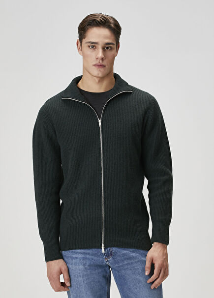 Malla Smoked Cashmere Knit Cardigan