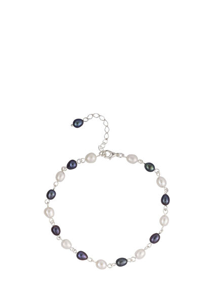 Paige Pearl-Embellished Gold-Plated Women's Anklet on Brass