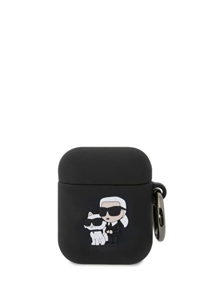 Choupette Siyah Apple Airpods 2. Nesil Uyumlu Kılıf