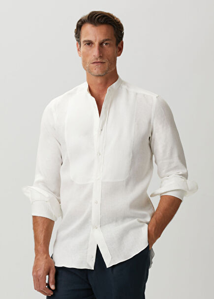 Ecru Linen Shirt