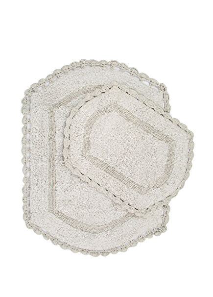 Light Grey 2-piece Bath Mat Set