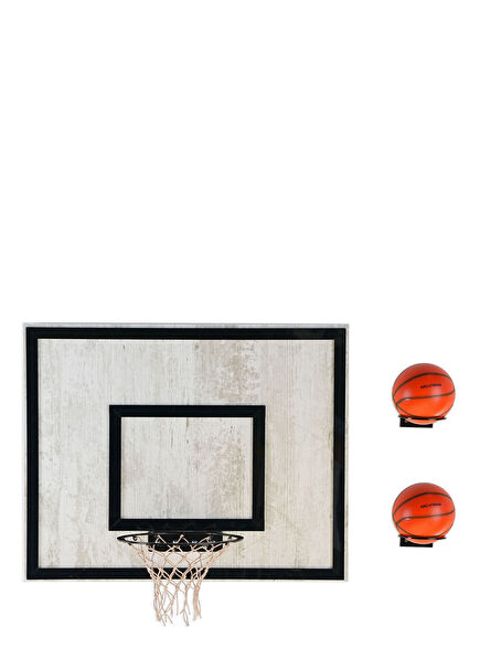 Antique Black Single Wall Basketball Hoop