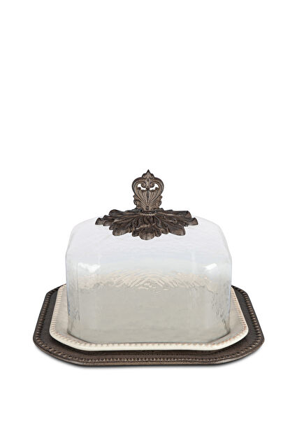Acanthus Glass Cake Stand