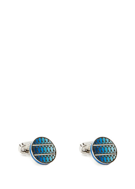 Blue Cufflink