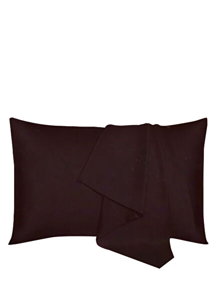 Black 100% Silk Pillowcase 50x70 cm