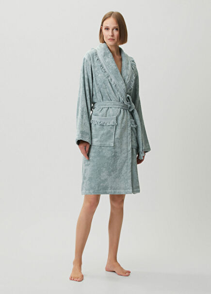 Belina Blue Lage Bamboo Women's Bathrobe