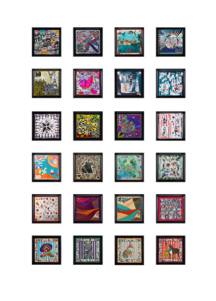 WOW World of Wonder İpek 24'lü Tablo Seti 24 x 24 cm