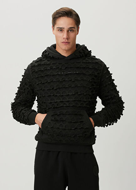 Black Hooded Sweatshirt