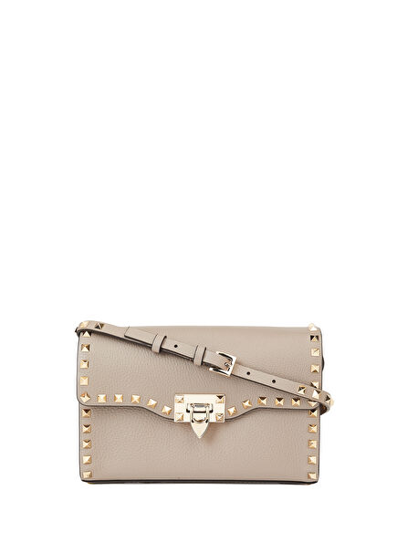 Rockstud Vizon Kadın Deri Çanta