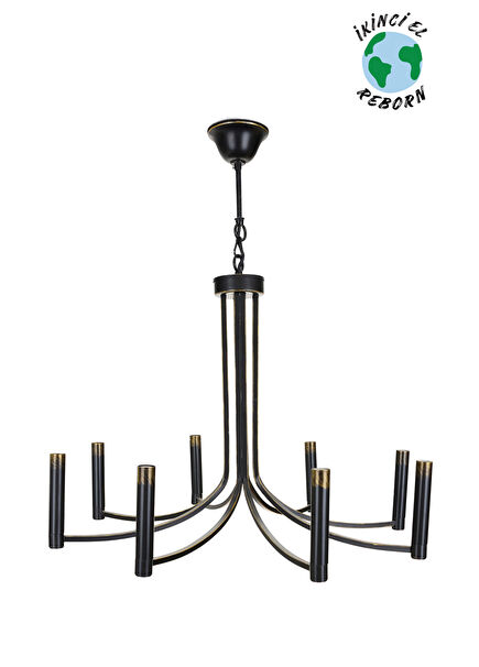 Modern Siyah Metal Avize