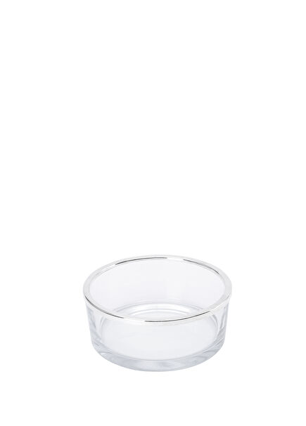 Gümüş Kaplama Çemberli Kase 19 cm 