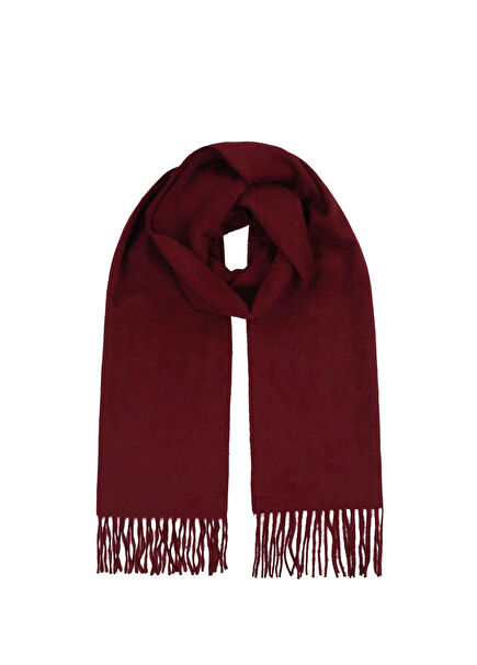 Burgundy Men's Cashmere Scarf