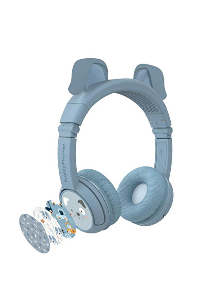 Buddyphones PlayEars Blue Kids Over-Ear Headphones