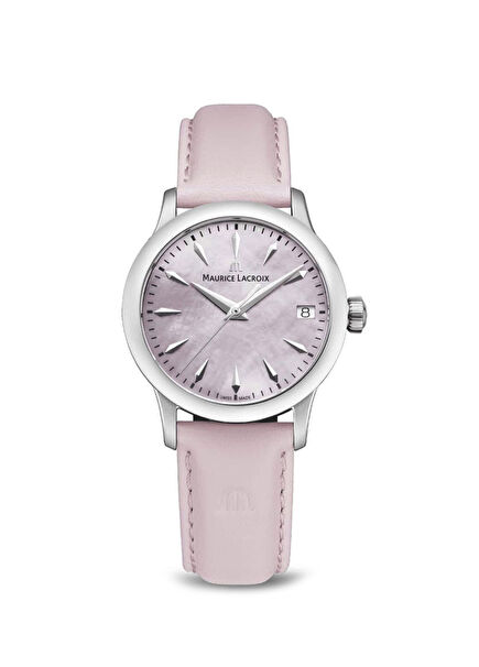 ML-751006SS001560-6 Pembe Deri Kadın Kol Saati