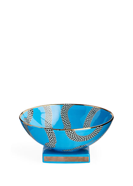 Eden Mavi Seramik Dekoratif Kase