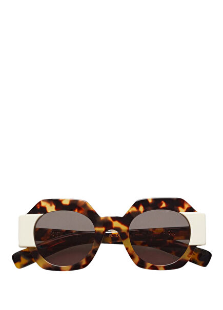 Darnell Leopar Asetat Kadın Güneş Gözlüğü